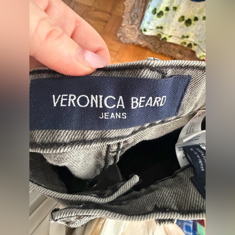Veronica Beard Ryder Saddle Barrel Jeans 26 - Picture 11 of 13